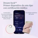 Owlet® Dream Sock Bedtime Blue – Monitor inteligente para bebés Seguimiento de lectura de salud en vivo
