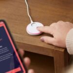 Owlet® Dream Sock Bedtime Blue – Monitor inteligente para bebés Seguimiento de lectura de salud en vivo