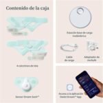 Owlet® Dream Sock Bedtime Blue – Monitor inteligente para bebés Seguimiento de lectura de salud en vivo