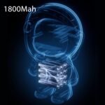Qcwwy Altavoz inteligente AI, altavoz inteligente con sonido HD de 6 W con reloj y luz nocturna adecuado para la decoración del dormitorio del hogar (2)