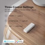 THIRDREALITY ZigBee Botón Inteligente, Control Remoto de 3 Vías, Requiere Zigbee Hub, Funciona con SmartThings, Aeotec, Hubitat, Home Assistant, Third Reality Hub, Batería Incluida