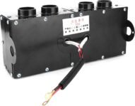Calentador ZJchao, descongelador Calentador de ventilador de calefacción de 4 orificios 12 V para descongelador 800 W