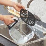 Freidora digital inteligente con pantalla a color, capacidad de 4,5 l, control táctil, freidora de aire visual para pollo y patatas fritas, función de horneado