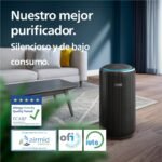 Philips Purificador de aire Serie 4200, HEPA NanoProtect + Doble Filtro de Carbón Activo, CADR 600m³/h para 156m², Ultra Silencioso, Inteligente y Eficiente Energéticamente (AC4221/11)