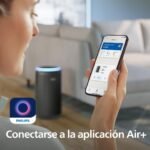Philips Purificador de aire Serie 4200, HEPA NanoProtect + Doble Filtro de Carbón Activo, CADR 600m³/h para 156m², Ultra Silencioso, Inteligente y Eficiente Energéticamente (AC4221/11)