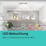 Siemens KI42LVFE0 iQ300 122 x 56 cm Bisagra plana 187 litros Enfriador Congelador Enfriamiento más rápido Enfriamiento uniforme Iluminación LED