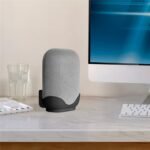 Soporte de pared para Google Nest Audio Assistant, soporte de cable para Google Nest Audio Stand, soporte de escritorio para altavoz Nest, soporte de pared (negro)