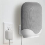 Soporte de pared para Google Nest Audio Assistant, soporte de cable para Google Nest Audio Stand, soporte de escritorio para altavoz Nest, soporte de pared (negro)