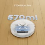 Dreame D9 MAX Gen 2 Robot Aspirador con Fregona, Robot Aspirador 6000PA, Navegación LDS, Varios Mapas, Adecuado para Tierra/Alfombra/Pelo de Animal, Control