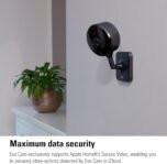 Eve Cam, Cámara Interior Inteligente, Resolución 1080p, Wi-Fi, Privacidad Total, Video Seguro HomeKit, Notificaciones en iPhone, Micrófono y Altavoz, Visión Nocturna, Instalación Flexible