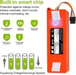 ENERGUP 14,4 V 6500 mAh batería de repuesto para Xiaomi Roborock S5 S50 S51 S502 S51 S5Max Aspiradora Robótica