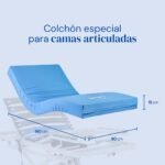 Geriafy – Colchón HR Origin 15 cm | Corte Superior en Rejilla, Transpirabilidad y Comodidad | Cubierta impermeable | Apto para cama articulada (90 x 190 cm)