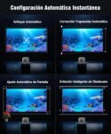 Magcubic Proyector 4K con Google TV Stick, Proyector Portátil 1080P Nativo 800ANSI con WiFi, Bluetooth, Corrección Trapezoidal Autofocus, Rotación 180°, Altavoces 15W Proyector HY450GT