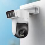 Cámara dual para exteriores XIAOMI CW500: calidad de imagen dual Ultra HD de 2,5 K, detección de IA, Wi-Fi 6 de doble banda, chip de seguridad