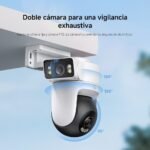Cámara dual para exteriores XIAOMI CW500: calidad de imagen dual Ultra HD de 2,5 K, detección de IA, Wi-Fi 6 de doble banda, chip de seguridad
