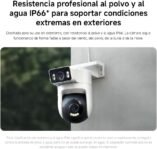 Cámara dual para exteriores XIAOMI CW500: calidad de imagen dual Ultra HD de 2,5 K, detección de IA, Wi-Fi 6 de doble banda, chip de seguridad