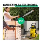 Greate 3 x Enchufe Macho para Exterior con Protección contra Doblez – Enchufes Solera de Goma, 2 Polos, 230V, 16A y 3,7kW – Enchufe Exterior Impermeable IP44, Enchufe Macho