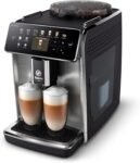 Cafetera Superautomática Saeco GranAroma – 16 Variedades de Café, Pantalla a Color Intuitiva, 6 Perfiles de Usuario, Molinillo de Cerámica (SM6585/00)