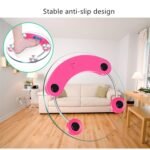 JINGYAN Básculas digitales Pantalla LCD Visión Nocturna Vidrio Templado Electrónica Báscula Corporal Digital Baño Gimnasio Báscula de Pesaje Inteligente (Azul)