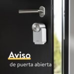 nuki Sensor de puerta inteligente para cerradura inteligente, notificaciones (abierto, cerrado) remoto Bluetooth accesorios de cerradura electrónica