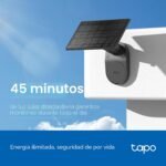 Tapo C411 Kit TP-Link Cámara de Seguridad Solar Inalámbrica 2K/3MP con Visión Nocturna a Color, Detección Inteligente de Personas
