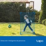 Tapo C411 Kit TP-Link Cámara de Seguridad Solar Inalámbrica 2K/3MP con Visión Nocturna a Color, Detección Inteligente de Personas