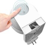 Soporte de pared para Google Nest WiFi 2 AC2200, accesorio de montaje en pared con gestión de cables integrada, sin tornillos, accesorios para altavoces (blanco, JGL01), paquete de 2