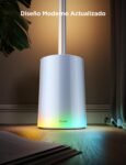 Govee RGBIC Lámpara de Pie, Luces LED Compatibles con Alexa y Matter, 152 cm Regulable 1725lm con Mando a Distancia y APP, Música Gratis, 82 Modos de Escena, Salón, Dormitorio y Cama, Gris
