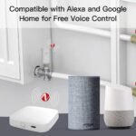 MOES Zigbee Wireless Gateway HUB, Zigbee Bridge, con función de malla, Compatible con la aplicación Smart Life/Tuya, protocolo dual, WiFi y Zigbee