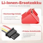 LabTEC Batería de iones de litio de 14,4 V 6900 mAh de repuesto para Xiaomi Roborock S5 S50 S51 S55 S6 S7 T6 E20 E35 para robot aspirador Mijia de 1.ª y 2.ª generación.