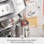 Sage – The Barista Touch Impress – Cafetera Express con Molinillo Integrado y Espumador de Leche Automático – Dosificación Inteligente y Cold Brew para Café en Grano – Almendra y Turrón