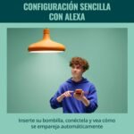 Bombilla LED inteligente WiZ A60 RGB E27, equivalente a 60 W, 2200-6500 K, 806 lm, regulable, compatible con Alexa, Google Assistant y Apple Home, paquete de 4