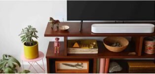 Sonos Beam Soundbar con Alexa incorporado – Barra de sonido inteligente para TV y música, altavoz compatible con AirPlay, blanco