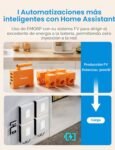 Meross EM06P Medidor Inteligente Trifásico, Medidor de Energía Wi-Fi 6 Canales para Paneles Solares, Fotovoltaico, Home Assistant, Inyección Cero, Monitoreo en Tiempo Real, Nube Libre