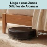 SereneLife Robot Aspirador y Trapeador Automático Inteligente, Control por App, 3 Modos de Limpieza, Autocarga, Succión de 700Pa, Ideal para Pelos de Mascotas, Alfombras y Pisos Duros