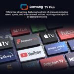 Antteq MEMC HDR10 40″ FHD QLED Smart TV de montaje central con sistema operativo Tizen con AppleTV+ Netflix Freeview Game Hub, MEMC HDR10, ideal para sala de estar