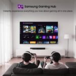 Antteq MEMC HDR10 40″ FHD QLED Smart TV de montaje central con sistema operativo Tizen con AppleTV+ Netflix Freeview Game Hub, MEMC HDR10, ideal para sala de estar