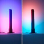 Barras de luz degradada WiZ – RGBIC – Ubicación versátil – Configuración sencilla, se conecta a Wi-Fi – Control por aplicación/voz, funciona con Google Home, Alexa y HomeKit.