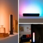 Barras de luz degradada WiZ – RGBIC – Ubicación versátil – Configuración sencilla, se conecta a Wi-Fi – Control por aplicación/voz, funciona con Google Home, Alexa y HomeKit.