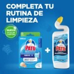 Pato Marine WC Discos Activos, Limpia, Refresca y Perfuma el Inodoro, Eficiencia 360°, 1 Dispositivo + 1 Recambio = 6 Discos