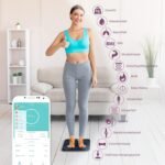 TVÖ, báscula inteligente de grasa corporal, IMC, masa muscular y ósea, porcentaje de agua, modo bebé, etc., báscula digital para personas, aplicación Bluetooth para iOS y Android