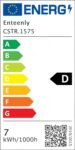 Tira LED COB Blanca, Kit de Tira de Luz Debajo del Gabinete con Control Remoto RF para Vitrina, Cocina, Escritorio, Estante, Gabinete, Incluye Adaptador de 24 V (Blanco Cálido, 5 Metros)