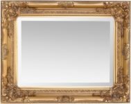 Select Mirrors Ródano Espejo de estilo barroco antiguo Estilo francés vintage 42 cm x 53 cm Decoración elegante para el hogar Oro antiguo 42 cm x 53 cm