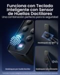 SwitchBot WiFi Pro Smart Lock con batería recargable, Matter Over WiFi, cerradura electrónica, instalación rápida en cerraduras existentes, compatible con Apple Home, Alexa, Google Home