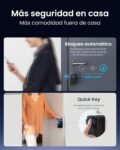 SwitchBot WiFi Pro Smart Lock con batería recargable, Matter Over WiFi, cerradura electrónica, instalación rápida en cerraduras existentes, compatible con Apple Home, Alexa, Google Home