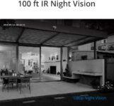 SANNCE 1080P 4-en-1 IP66 Cámara de seguridad CCTV AHD/TVI/CVI/CVBS Cámara de vigilancia Robusta Analógica Negra 2MP Interior/Exterior 100 pies Visión nocturna