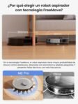 Lefant M2 Pro Robot Aspirador y Fregona con Autovaciante, 6000Pa, Autovaciante 90 Días, 140min, Mapeo Multinivel, Navegación dToF, Obstáculos 190° PSD, 5G WiFi/App/Alexa, Gris