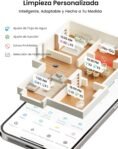 Lefant M2 Pro Robot Aspirador y Fregona con Autovaciante, 6000Pa, Autovaciante 90 Días, 140min, Mapeo Multinivel, Navegación dToF, Obstáculos 190° PSD, 5G WiFi/App/Alexa, Gris