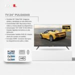 Televisor 24″ BSL-24T2HDV2 Televisor LED HD 1366×768 | 60Hz | USB | DVBT2 HD H.265 | DVB-S2 | | HDMI