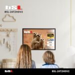 Televisor 24″ BSL-24T2HDV2 Televisor LED HD 1366×768 | 60Hz | USB | DVBT2 HD H.265 | DVB-S2 | | HDMI